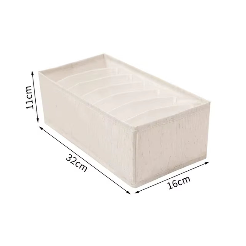 Underwear Cabinet Drawer Organizer Socks Clothing Storage Box Wardrobe Organizer Clothes Ties Pants Bra Socks Storage Organizers