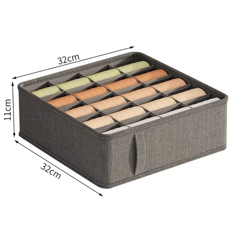 Underwear Cabinet Drawer Organizer Socks Clothing Storage Box Wardrobe Organizer Clothes Ties Pants Bra Socks Storage Organizers